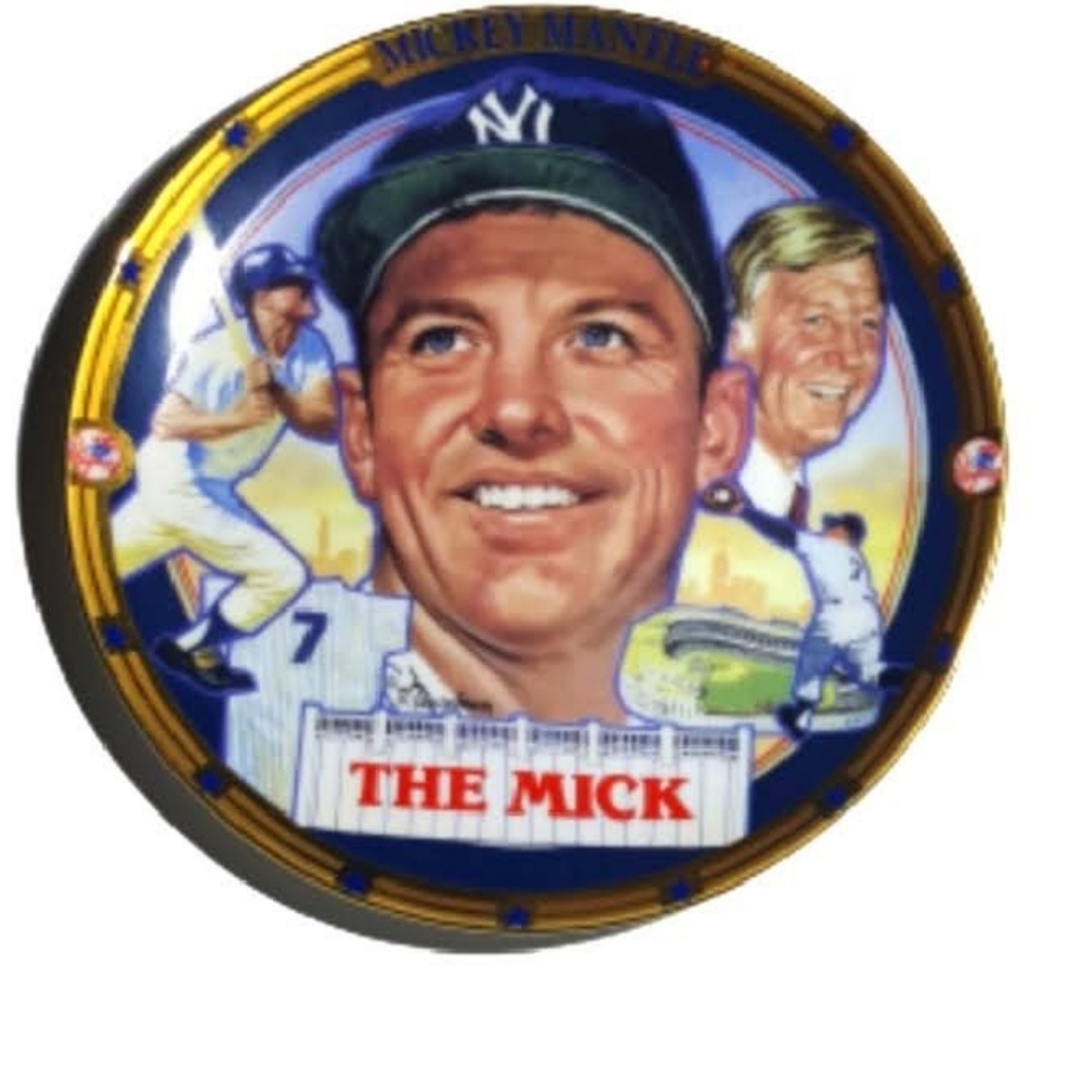 1995 "The Mick" Mickey Mantle Hamilton Collection Plate #2988F